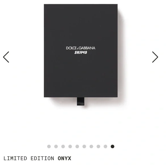 SKIMS D&G Dolce&Gabbana Onyx Black Bodysuit
Size L NWT!! - Picture 8 of 11